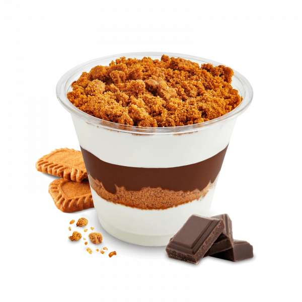 CHOCOLAT SPECULOOS  TIRAMISU CLASSIQUE WITH CARAMEL SPECULOOS COOKIES AND MILK CHOCOLATE